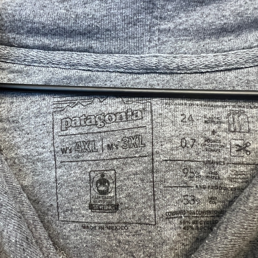 Patagonia Gray Logo Hoodie - Picture 3 of 3